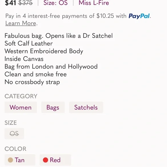 Miss L Fire Purse Textile And Leather Handbag Anthropologie Irregular Choice - Picture 7 of 8